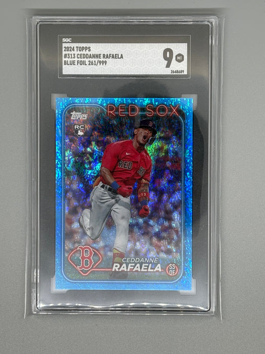 2024 Topps Ceddanne Rafaela Blue Holofoil /999